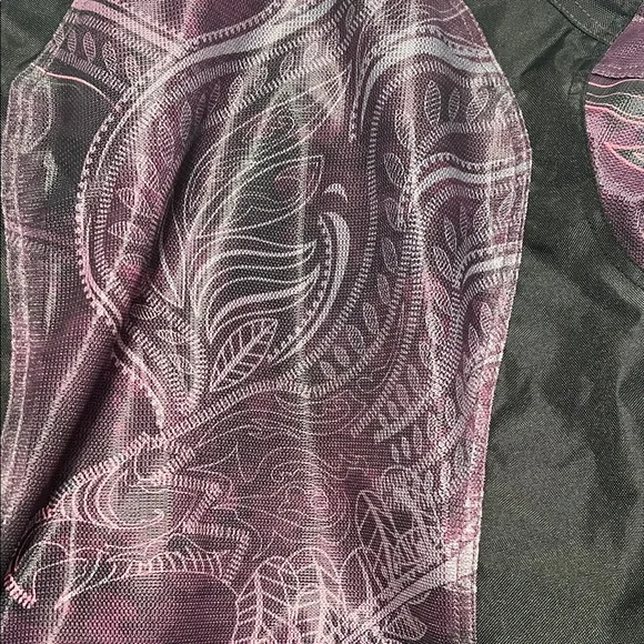 Harley-Davidson Black and Purple Women's Riding Jacket - Picture 13 of 13